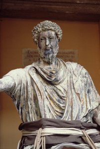 Statua equestre di Marco Aurelio (AD 121-180), copia dell